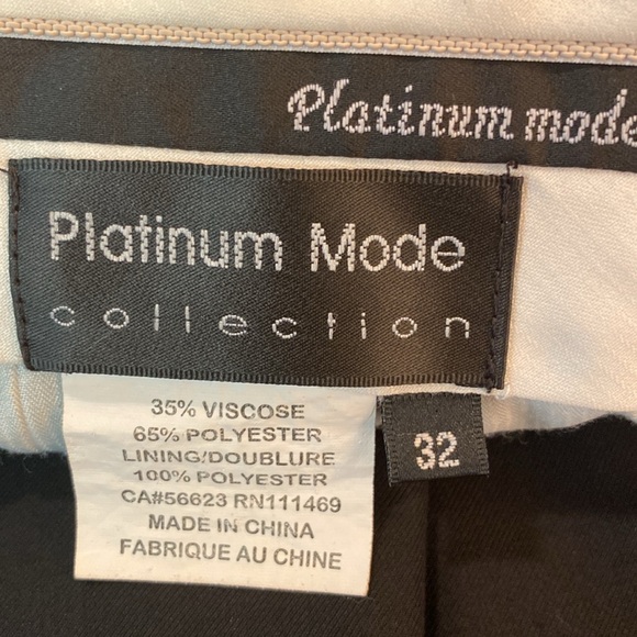 Platinum Mode - men’s dress pants. Size 32 - Picture 3 of 10